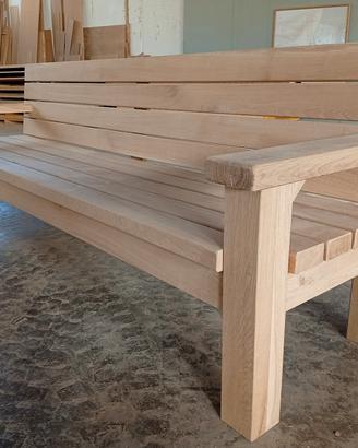 PANCA ARTIGIANALE IN LEGNO MASSICCIO