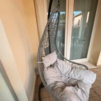 Poltrona sospesa da giardino