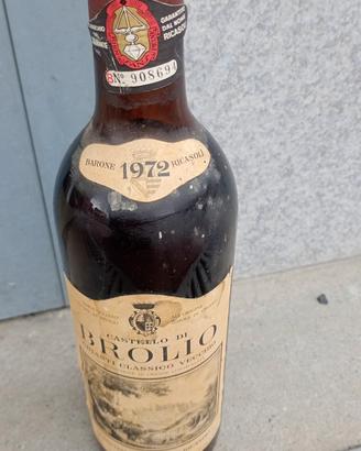 Bottiglia di Chianti vecchio anno 1972 