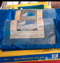 Tende igloo +materassini atlas