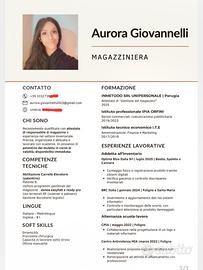 Magazziniera/operaia