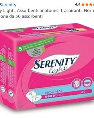 Serenity Light confezione da 30 assorbenti!!