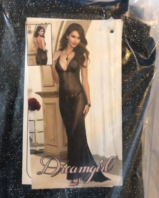 Veste (tg. S) Dreamgirl glitterata con perizoma