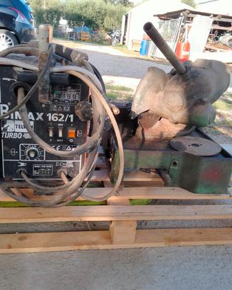 saldatrice a filo e sega a disco