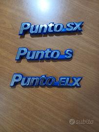 3 Badge Fiat PUNTO ELX/SX/S plastica. nuovi