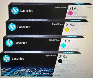 TONER HP ORIGINALE 219A  (W2190/91/92/93A)HP 219A