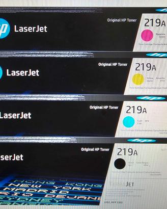 TONER HP ORIGINALE 219A  (W2190/91/92/93A)HP 219A