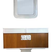 Luigi Sormanni Sideboard Specchio Vintage Anni 70