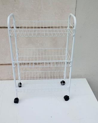 Scolapiatti portafrutta carrello da appoggio 