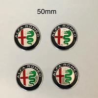 4 pz ALFA ROMEO Kit Tappi Coprimozzo 50mm MiTo 147