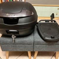 Bauletto Givi E340 vision tech 34l con schienalino