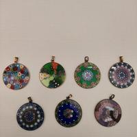 Ciondolo Collana Vintage in Murrine Veneziane 