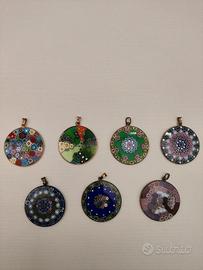 Ciondolo Collana Vintage in Murrine Veneziane 