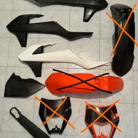 Plastiche Ktm xc-w 125 2017-19