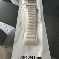 Cinturino apple watch bianco in tessuto
