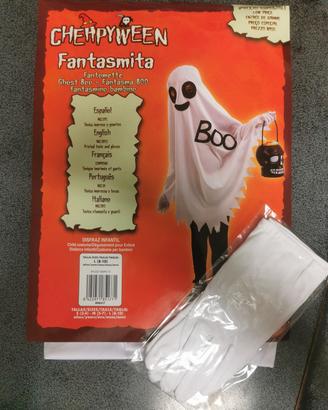 vestito Halloween da fantasma 