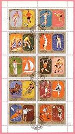SHARJAH 1972 foglio GIOCHI OLIMPICI di MONACO MNH