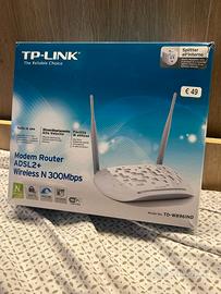 Modem Router TP-LINK ADSL2+ Wireless N 300Mbps (TD