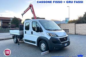 Fiat Ducato Maxi DOPPIA CABINA 7 posti GRU FASSI c