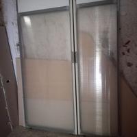 Porta scorrevole con telaio zincato