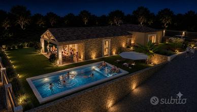 Nuova esclusiva villa con piscina vicino al mare