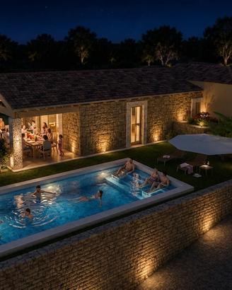 Nuova esclusiva villa con piscina vicino al mare