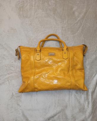 Borsa grande Fornarina giallo senape