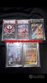 Lotto carte Pokemon gradate PSA & BGS