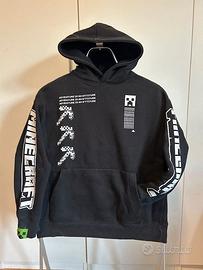 Felpa con cappuccio Minecraft taglia 11-12 anni