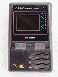 CASIO TV-410 Televisore LCD Tascabile Vintage