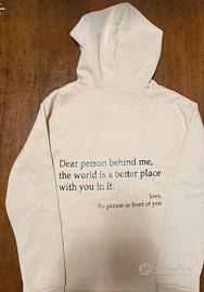 Felpa con cappuccio Unisex taglia M