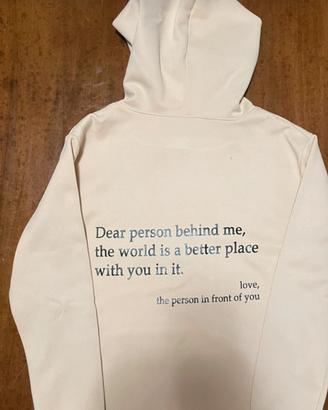 Felpa con cappuccio Unisex taglia M