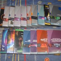 Collezione dvd e blu-ray Star Trek e Star Wars