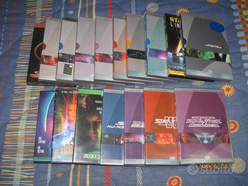 Collezione dvd e blu-ray Star Trek e Star Wars