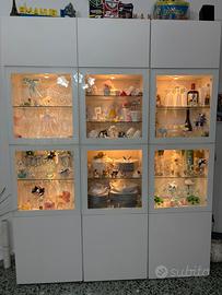 Mobile con vetrina a parete soggiorno