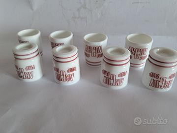 Tazzina vintage Arcov Flip anni 80 pubblicitaria