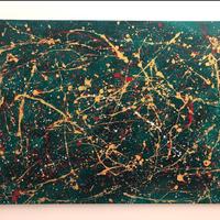 Quadro dipinto a mano pittura ad acrilico