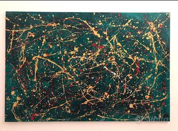 Quadro dipinto a mano pittura ad acrilico