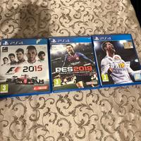 Gioco PS4 F1 2015,Fifa 2018 pes,Assassins Creed IV