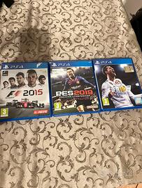 Gioco PS4 F1 2015,Fifa 2018 pes,Assassins Creed IV