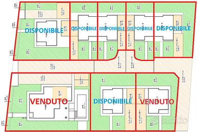 Lotti edificabili con progetto villette approvato