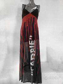 vestito lungo carrie stephen king halloween