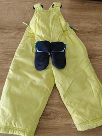 Salopette Neonato Decathlon - Giallo fluo 18 mesi