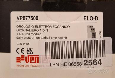 OROLOGIO ELETTROMECCANICO VEMER NUOVO