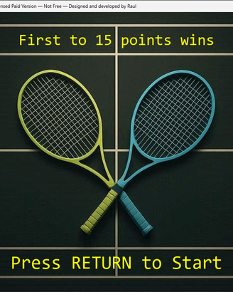 🎾 PING DUEL – Videogioco sviluppato da me.