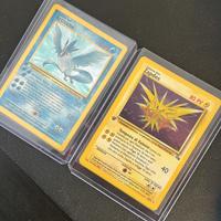 Zapdos ed Articuno Holo prima edizione ita Fossil