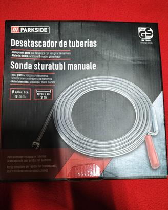 Sonda Sturatubi Manuale Parkside nuovo Sigillato 