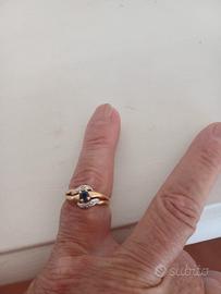 Anello in oro giallo 750