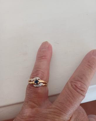 Anello in oro giallo 750