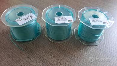  3 Nastri Doppio Raso Furlanis 3mm - Verde Ti